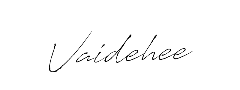 Antro_Vectra is a professional signature style that is perfect for those who want to add a touch of class to their signature. It is also a great choice for those who want to make their signature more unique. Get Vaidehee name to fancy signature for free. Vaidehee signature style 6 images and pictures png