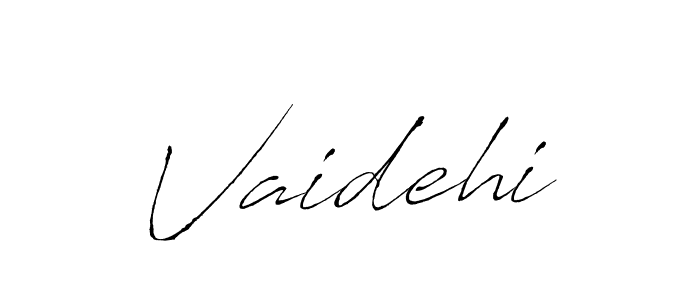 Antro_Vectra is a professional signature style that is perfect for those who want to add a touch of class to their signature. It is also a great choice for those who want to make their signature more unique. Get Vaidehi name to fancy signature for free. Vaidehi signature style 6 images and pictures png
