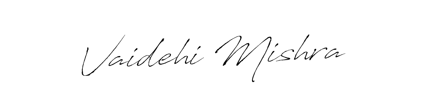 You should practise on your own different ways (Antro_Vectra) to write your name (Vaidehi Mishra) in signature. don't let someone else do it for you. Vaidehi Mishra signature style 6 images and pictures png