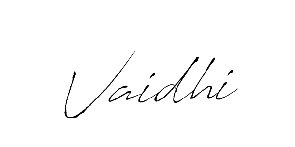 Make a beautiful signature design for name Vaidhi. Use this online signature maker to create a handwritten signature for free. Vaidhi signature style 6 images and pictures png