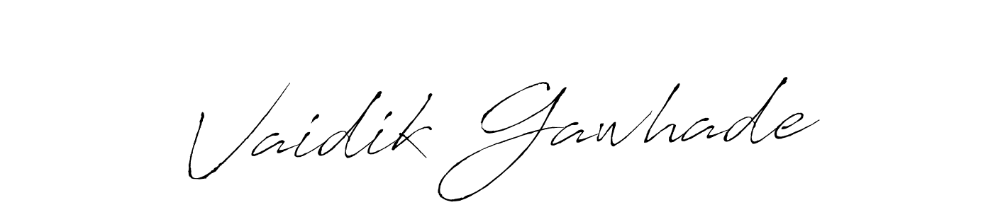 You should practise on your own different ways (Antro_Vectra) to write your name (Vaidik Gawhade) in signature. don't let someone else do it for you. Vaidik Gawhade signature style 6 images and pictures png