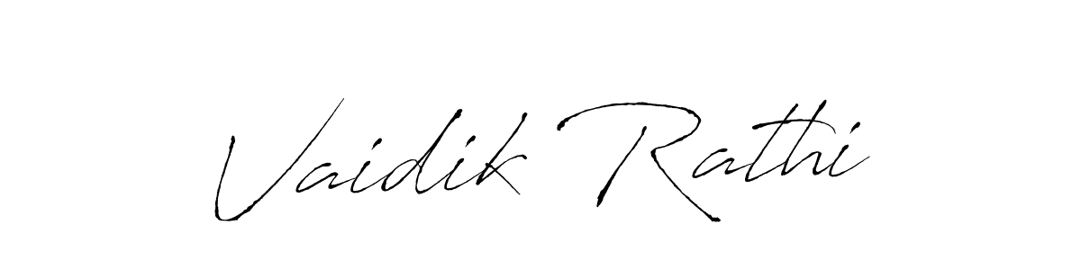 It looks lik you need a new signature style for name Vaidik Rathi. Design unique handwritten (Antro_Vectra) signature with our free signature maker in just a few clicks. Vaidik Rathi signature style 6 images and pictures png