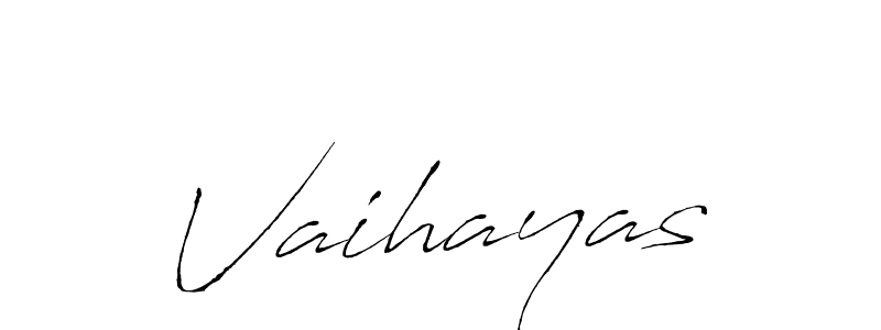 The best way (Antro_Vectra) to make a short signature is to pick only two or three words in your name. The name Vaihayas include a total of six letters. For converting this name. Vaihayas signature style 6 images and pictures png