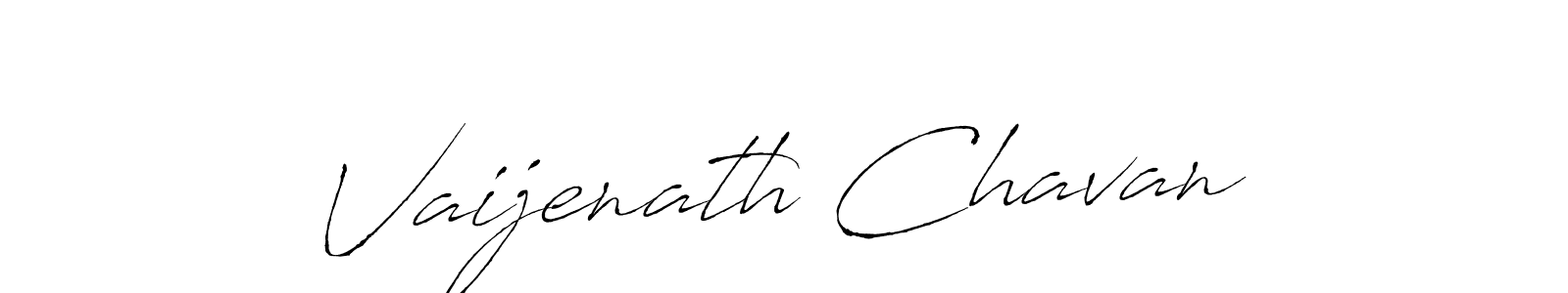 Create a beautiful signature design for name Vaijenath Chavan. With this signature (Antro_Vectra) fonts, you can make a handwritten signature for free. Vaijenath Chavan signature style 6 images and pictures png