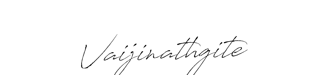 Make a beautiful signature design for name Vaijinathgite. With this signature (Antro_Vectra) style, you can create a handwritten signature for free. Vaijinathgite signature style 6 images and pictures png