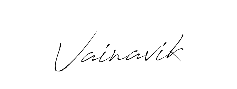 You should practise on your own different ways (Antro_Vectra) to write your name (Vainavik) in signature. don't let someone else do it for you. Vainavik signature style 6 images and pictures png