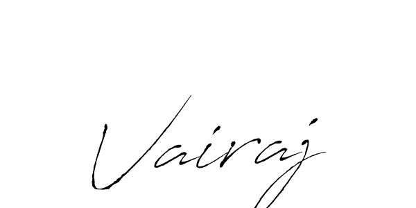 How to make Vairaj signature? Antro_Vectra is a professional autograph style. Create handwritten signature for Vairaj name. Vairaj signature style 6 images and pictures png