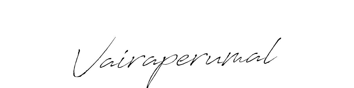 You should practise on your own different ways (Antro_Vectra) to write your name (Vairaperumal) in signature. don't let someone else do it for you. Vairaperumal signature style 6 images and pictures png