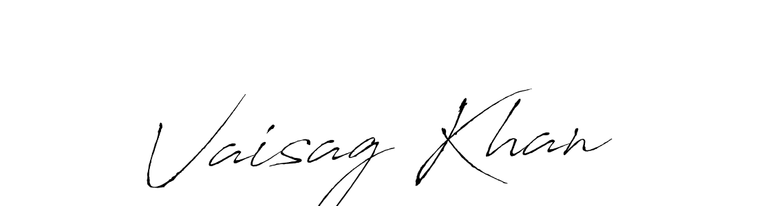 Vaisag Khan stylish signature style. Best Handwritten Sign (Antro_Vectra) for my name. Handwritten Signature Collection Ideas for my name Vaisag Khan. Vaisag Khan signature style 6 images and pictures png