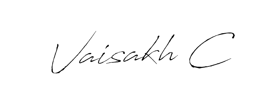 Also we have Vaisakh C name is the best signature style. Create professional handwritten signature collection using Antro_Vectra autograph style. Vaisakh C signature style 6 images and pictures png