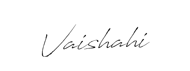 Create a beautiful signature design for name Vaishahi. With this signature (Antro_Vectra) fonts, you can make a handwritten signature for free. Vaishahi signature style 6 images and pictures png