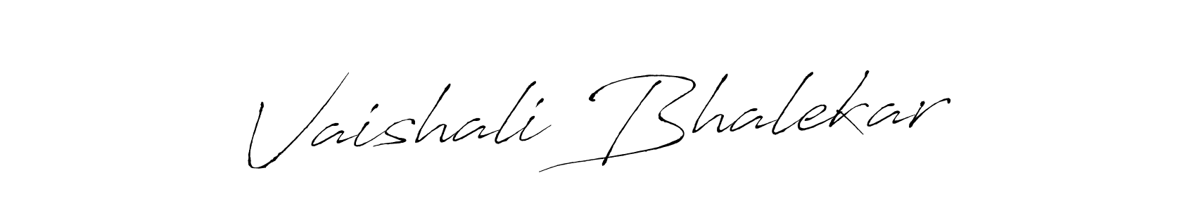 Make a beautiful signature design for name Vaishali Bhalekar. With this signature (Antro_Vectra) style, you can create a handwritten signature for free. Vaishali Bhalekar signature style 6 images and pictures png