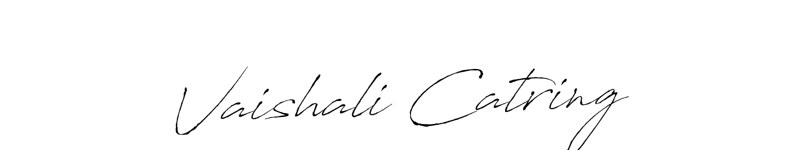 Design your own signature with our free online signature maker. With this signature software, you can create a handwritten (Antro_Vectra) signature for name Vaishali Catring. Vaishali Catring signature style 6 images and pictures png