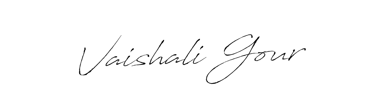 Antro_Vectra is a professional signature style that is perfect for those who want to add a touch of class to their signature. It is also a great choice for those who want to make their signature more unique. Get Vaishali Gour name to fancy signature for free. Vaishali Gour signature style 6 images and pictures png