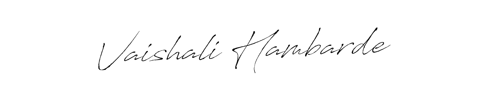 Use a signature maker to create a handwritten signature online. With this signature software, you can design (Antro_Vectra) your own signature for name Vaishali Hambarde. Vaishali Hambarde signature style 6 images and pictures png