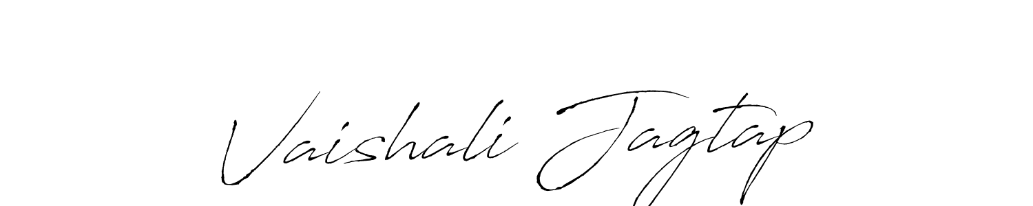 Vaishali Jagtap stylish signature style. Best Handwritten Sign (Antro_Vectra) for my name. Handwritten Signature Collection Ideas for my name Vaishali Jagtap. Vaishali Jagtap signature style 6 images and pictures png