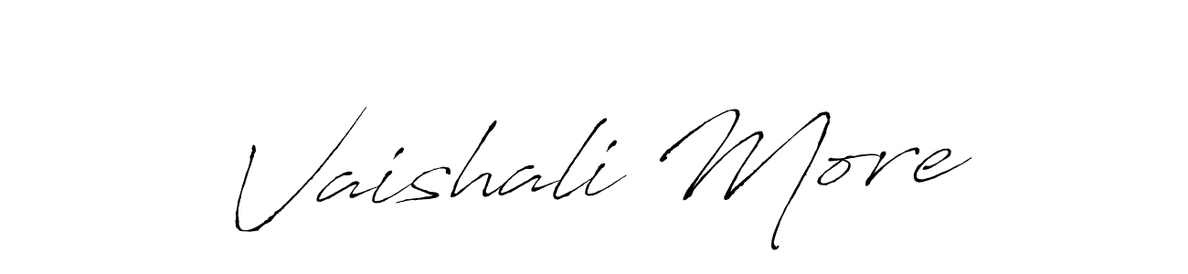 Make a short Vaishali More signature style. Manage your documents anywhere anytime using Antro_Vectra. Create and add eSignatures, submit forms, share and send files easily. Vaishali More signature style 6 images and pictures png