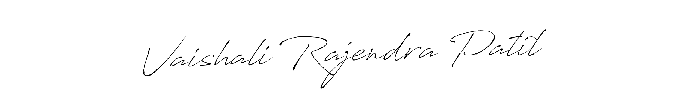 The best way (Antro_Vectra) to make a short signature is to pick only two or three words in your name. The name Vaishali Rajendra Patil include a total of six letters. For converting this name. Vaishali Rajendra Patil signature style 6 images and pictures png