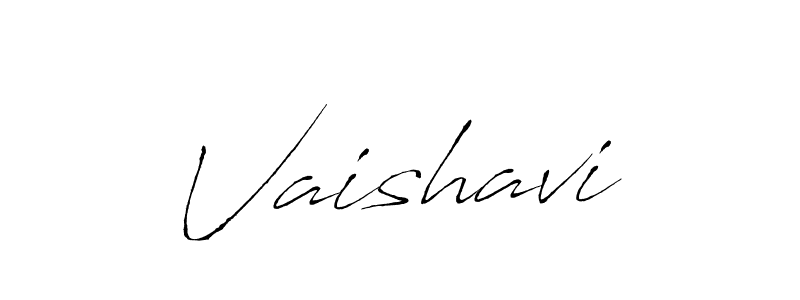 Design your own signature with our free online signature maker. With this signature software, you can create a handwritten (Antro_Vectra) signature for name Vaishavi. Vaishavi signature style 6 images and pictures png