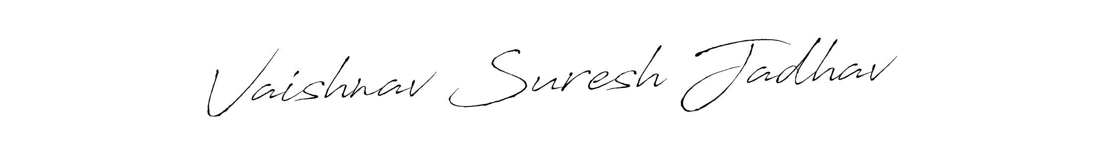See photos of Vaishnav Suresh Jadhav official signature by Spectra . Check more albums & portfolios. Read reviews & check more about Antro_Vectra font. Vaishnav Suresh Jadhav signature style 6 images and pictures png