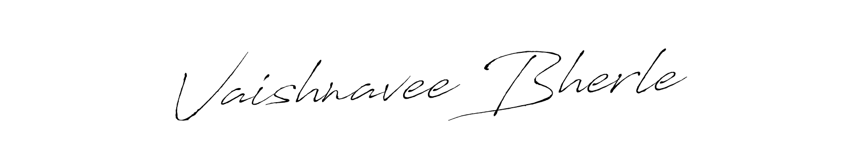 Also we have Vaishnavee Bherle name is the best signature style. Create professional handwritten signature collection using Antro_Vectra autograph style. Vaishnavee Bherle signature style 6 images and pictures png