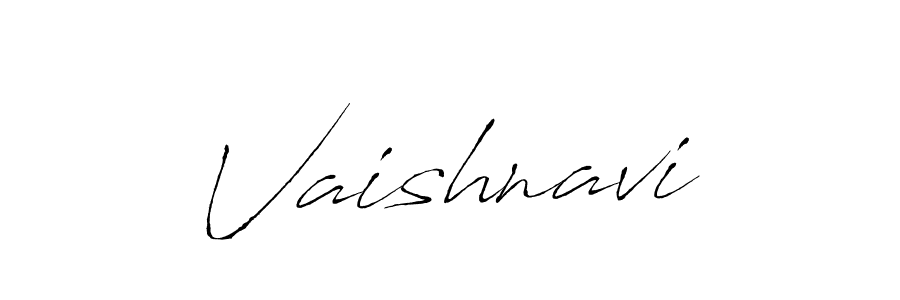 Make a beautiful signature design for name Vaishnavi. With this signature (Antro_Vectra) style, you can create a handwritten signature for free. Vaishnavi signature style 6 images and pictures png