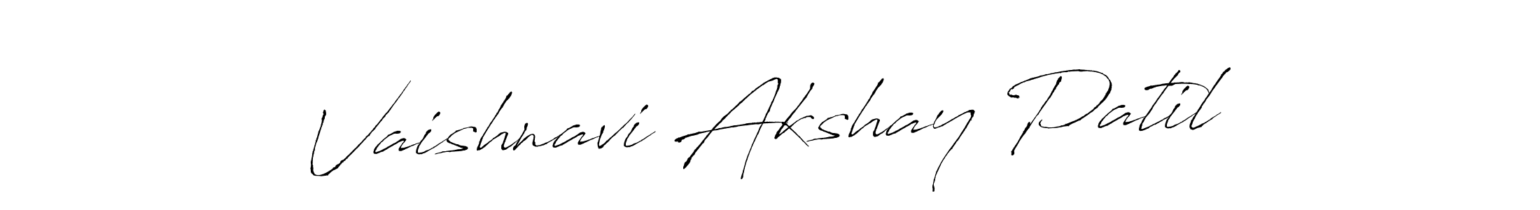 See photos of Vaishnavi Akshay Patil official signature by Spectra . Check more albums & portfolios. Read reviews & check more about Antro_Vectra font. Vaishnavi Akshay Patil signature style 6 images and pictures png