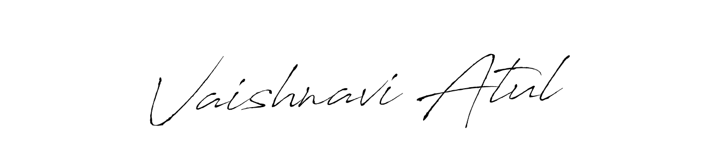 Also we have Vaishnavi Atul name is the best signature style. Create professional handwritten signature collection using Antro_Vectra autograph style. Vaishnavi Atul signature style 6 images and pictures png