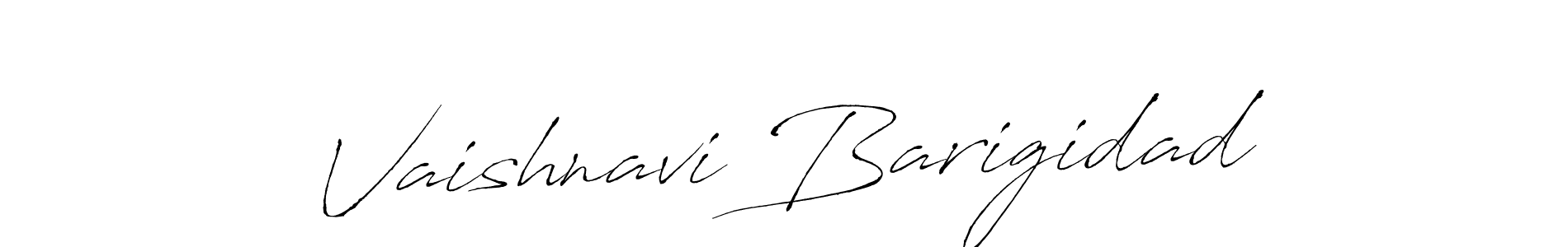Make a beautiful signature design for name Vaishnavi Barigidad. With this signature (Antro_Vectra) style, you can create a handwritten signature for free. Vaishnavi Barigidad signature style 6 images and pictures png
