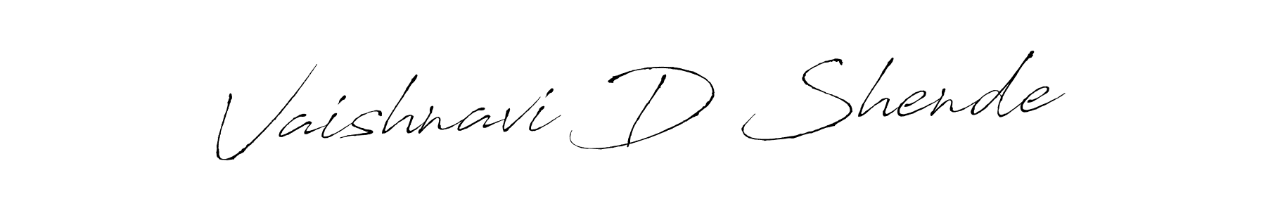 Use a signature maker to create a handwritten signature online. With this signature software, you can design (Antro_Vectra) your own signature for name Vaishnavi D Shende. Vaishnavi D Shende signature style 6 images and pictures png