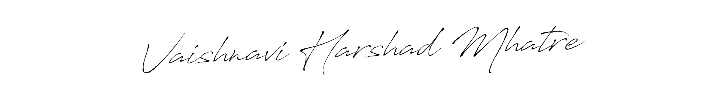 Also we have Vaishnavi Harshad Mhatre name is the best signature style. Create professional handwritten signature collection using Antro_Vectra autograph style. Vaishnavi Harshad Mhatre signature style 6 images and pictures png