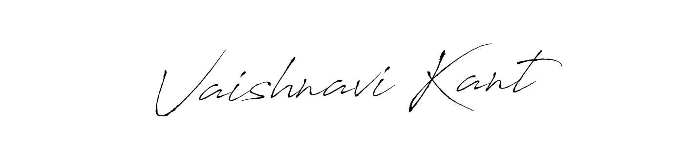 The best way (Antro_Vectra) to make a short signature is to pick only two or three words in your name. The name Vaishnavi Kant include a total of six letters. For converting this name. Vaishnavi Kant signature style 6 images and pictures png