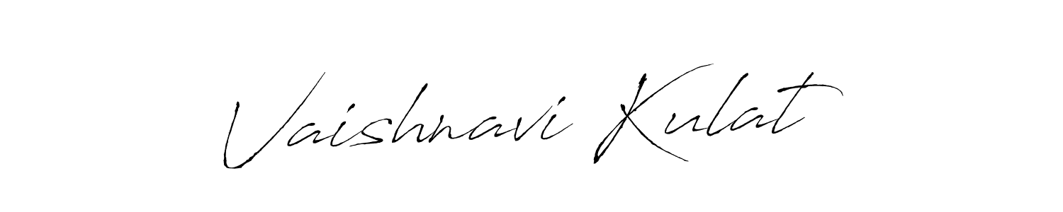 Make a beautiful signature design for name Vaishnavi Kulat. Use this online signature maker to create a handwritten signature for free. Vaishnavi Kulat signature style 6 images and pictures png