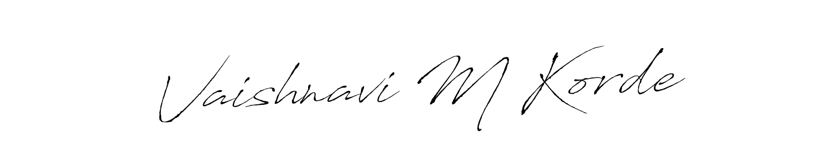 Also You can easily find your signature by using the search form. We will create Vaishnavi M Korde name handwritten signature images for you free of cost using Antro_Vectra sign style. Vaishnavi M Korde signature style 6 images and pictures png