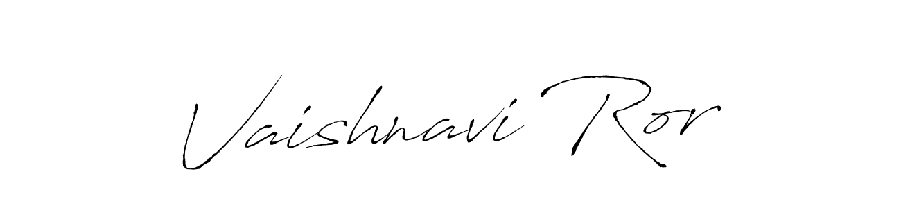 Also You can easily find your signature by using the search form. We will create Vaishnavi Ror name handwritten signature images for you free of cost using Antro_Vectra sign style. Vaishnavi Ror signature style 6 images and pictures png