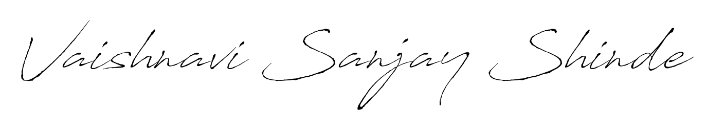 Also we have Vaishnavi Sanjay Shinde name is the best signature style. Create professional handwritten signature collection using Antro_Vectra autograph style. Vaishnavi Sanjay Shinde signature style 6 images and pictures png