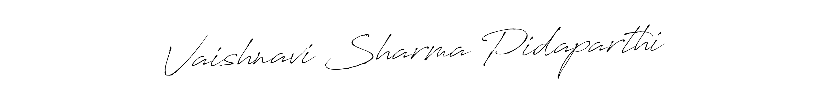 Make a short Vaishnavi Sharma Pidaparthi signature style. Manage your documents anywhere anytime using Antro_Vectra. Create and add eSignatures, submit forms, share and send files easily. Vaishnavi Sharma Pidaparthi signature style 6 images and pictures png