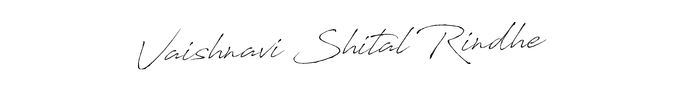 The best way (Antro_Vectra) to make a short signature is to pick only two or three words in your name. The name Vaishnavi Shital Rindhe include a total of six letters. For converting this name. Vaishnavi Shital Rindhe signature style 6 images and pictures png