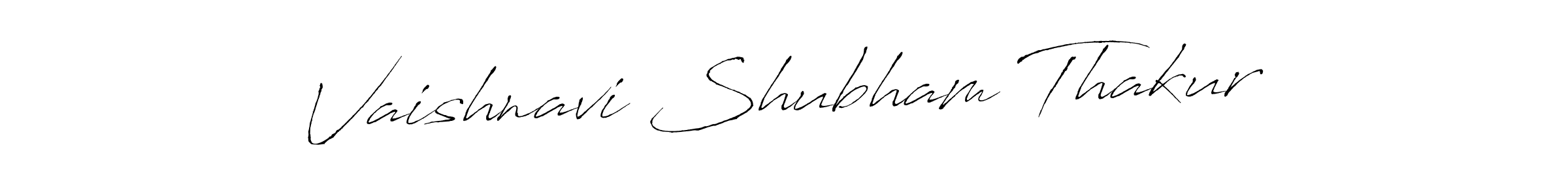 It looks lik you need a new signature style for name Vaishnavi Shubham Thakur. Design unique handwritten (Antro_Vectra) signature with our free signature maker in just a few clicks. Vaishnavi Shubham Thakur signature style 6 images and pictures png