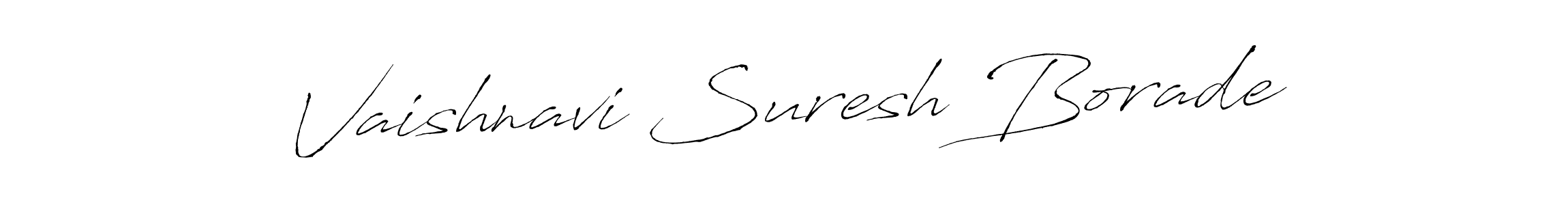 Antro_Vectra is a professional signature style that is perfect for those who want to add a touch of class to their signature. It is also a great choice for those who want to make their signature more unique. Get Vaishnavi Suresh Borade name to fancy signature for free. Vaishnavi Suresh Borade signature style 6 images and pictures png