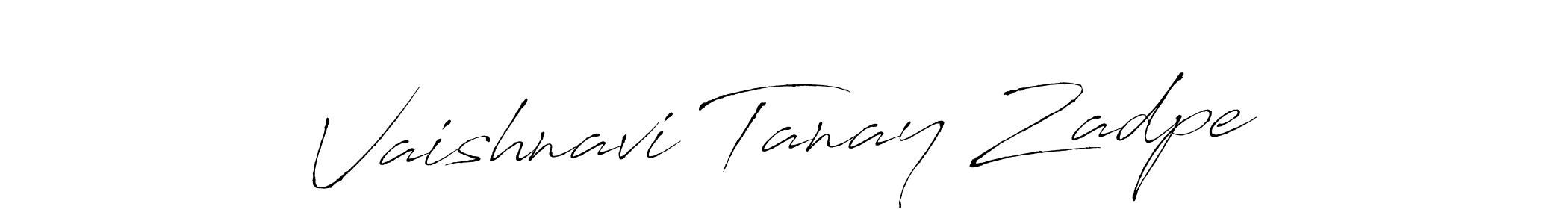 Similarly Antro_Vectra is the best handwritten signature design. Signature creator online .You can use it as an online autograph creator for name Vaishnavi Tanay Zadpe. Vaishnavi Tanay Zadpe signature style 6 images and pictures png