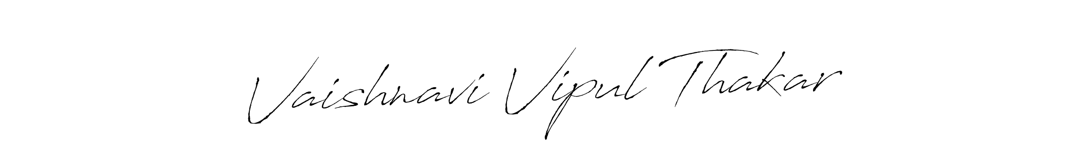 Make a beautiful signature design for name Vaishnavi Vipul Thakar. Use this online signature maker to create a handwritten signature for free. Vaishnavi Vipul Thakar signature style 6 images and pictures png
