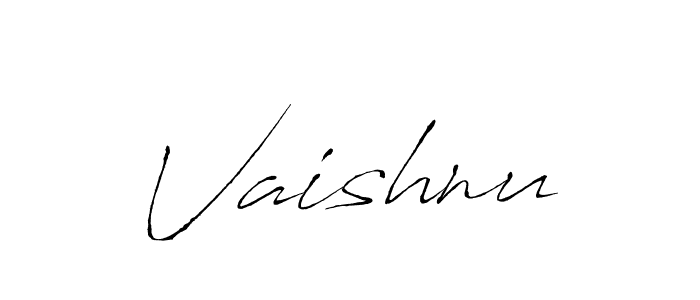 Create a beautiful signature design for name Vaishnu. With this signature (Antro_Vectra) fonts, you can make a handwritten signature for free. Vaishnu signature style 6 images and pictures png