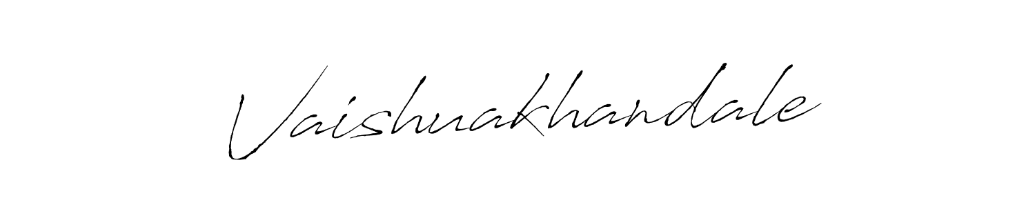 The best way (Antro_Vectra) to make a short signature is to pick only two or three words in your name. The name Vaishuakhandale include a total of six letters. For converting this name. Vaishuakhandale signature style 6 images and pictures png