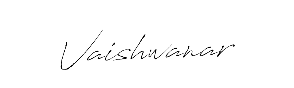 Vaishwanar stylish signature style. Best Handwritten Sign (Antro_Vectra) for my name. Handwritten Signature Collection Ideas for my name Vaishwanar. Vaishwanar signature style 6 images and pictures png