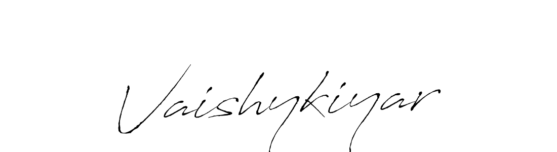 Make a beautiful signature design for name Vaishykiyar. With this signature (Antro_Vectra) style, you can create a handwritten signature for free. Vaishykiyar signature style 6 images and pictures png