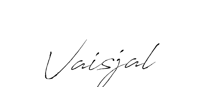 Create a beautiful signature design for name Vaisjal. With this signature (Antro_Vectra) fonts, you can make a handwritten signature for free. Vaisjal signature style 6 images and pictures png