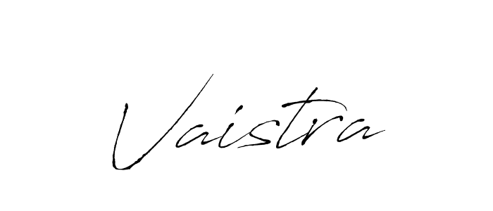 Design your own signature with our free online signature maker. With this signature software, you can create a handwritten (Antro_Vectra) signature for name Vaistra. Vaistra signature style 6 images and pictures png