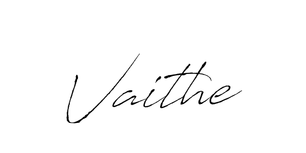 Make a beautiful signature design for name Vaithe. Use this online signature maker to create a handwritten signature for free. Vaithe signature style 6 images and pictures png