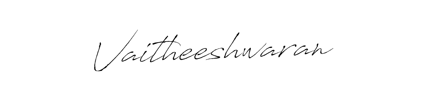 Use a signature maker to create a handwritten signature online. With this signature software, you can design (Antro_Vectra) your own signature for name Vaitheeshwaran. Vaitheeshwaran signature style 6 images and pictures png